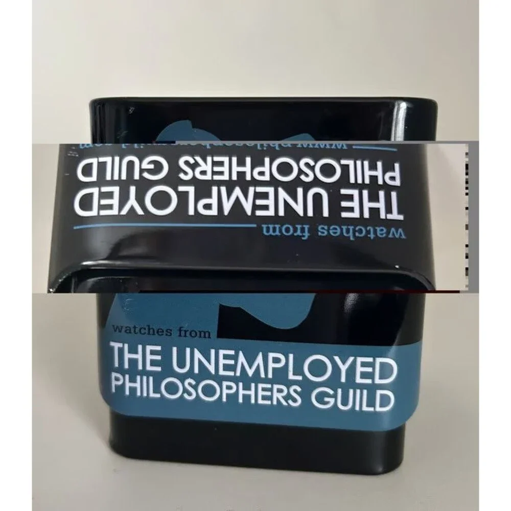 Unemployed Philosophers Guild Higgs Boson Watch Science Physics Tempus Fugit